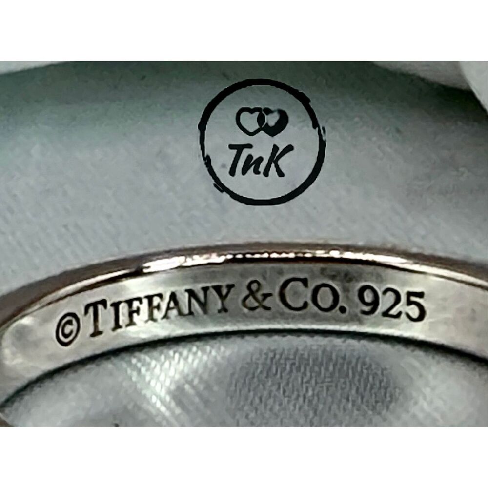 Tiffany Retired Notes "I Love You" Ring - Sterling Silver - Size 6.75 - Picture 3 of 16